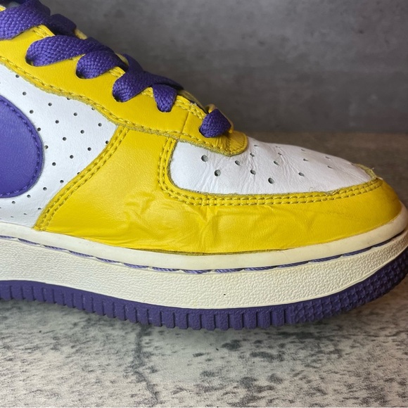 Nike Air Fore 1 'Kobe Bryant' RARE Lakers Sneakers womens sz 6 - Picture 10 of 11